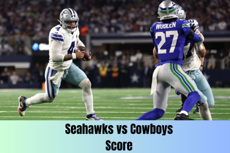 Seahawks vs cowboys score