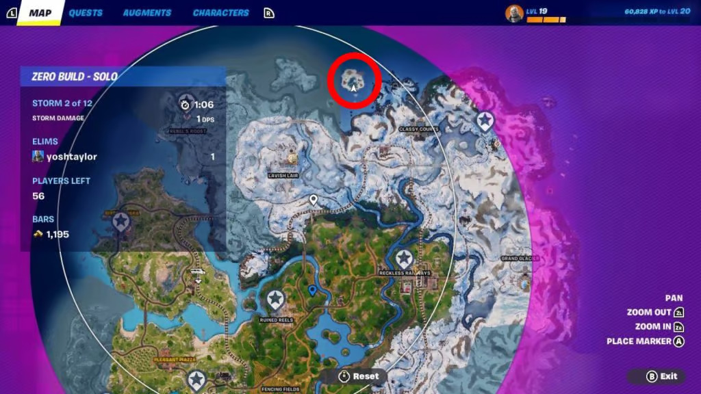 sgt winter fortnite map