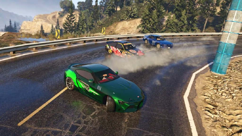 GTA Winter Update 2023, Drift cars