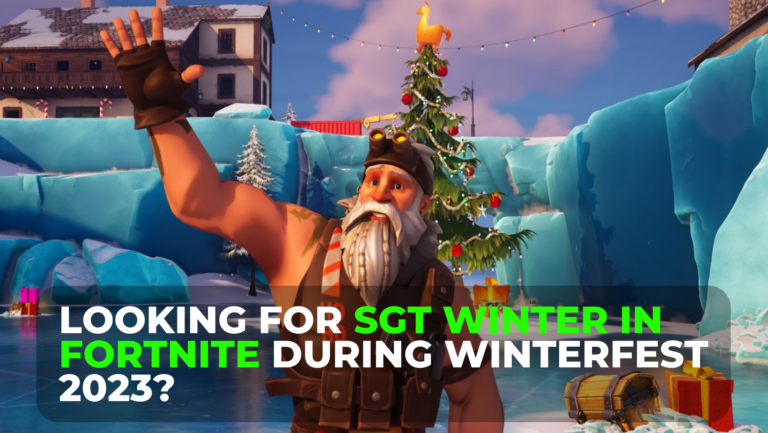 Looking for Sgt Winter in Fortnite during Winterfest 2023