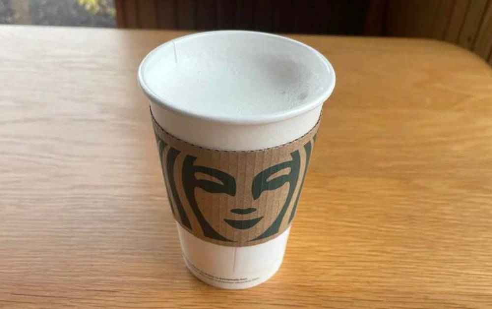 no caffeine drink at Starbucks steam milk