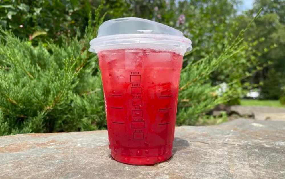 no caffeine drink at Starbucks iced passion tango tea lemonade