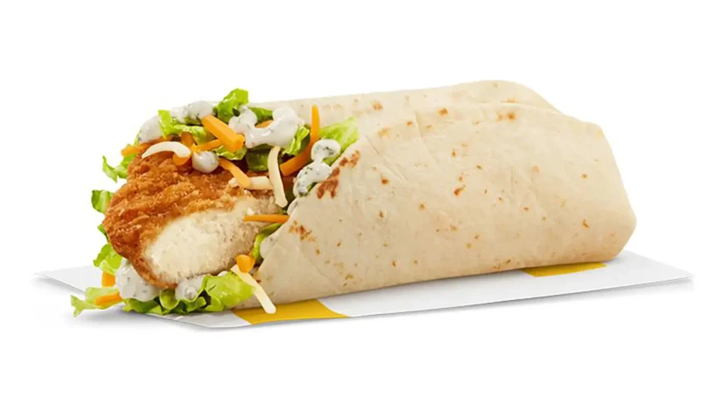 McDonald's snack wrap