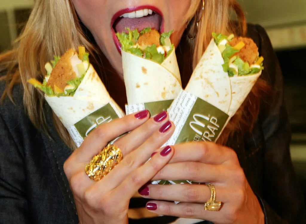 McDonald's snack wrap