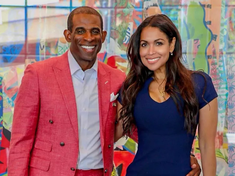 Deion Sanders and Tracey Edmonds